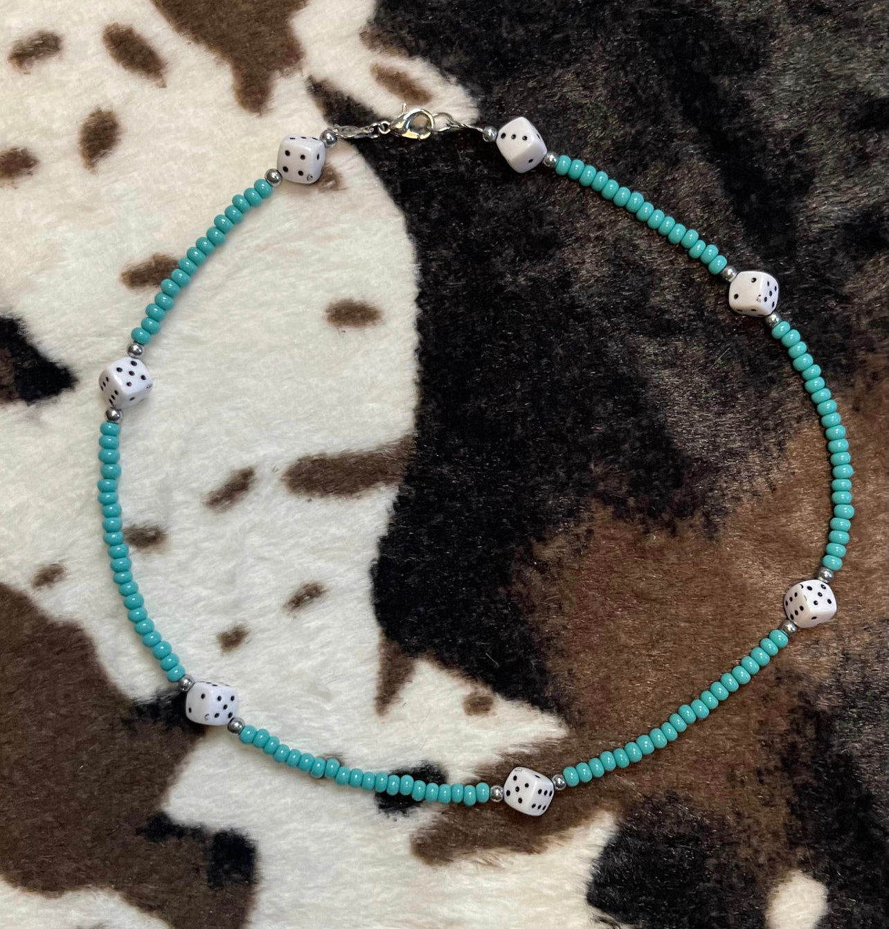 Pair O’ Dice Choker Necklace