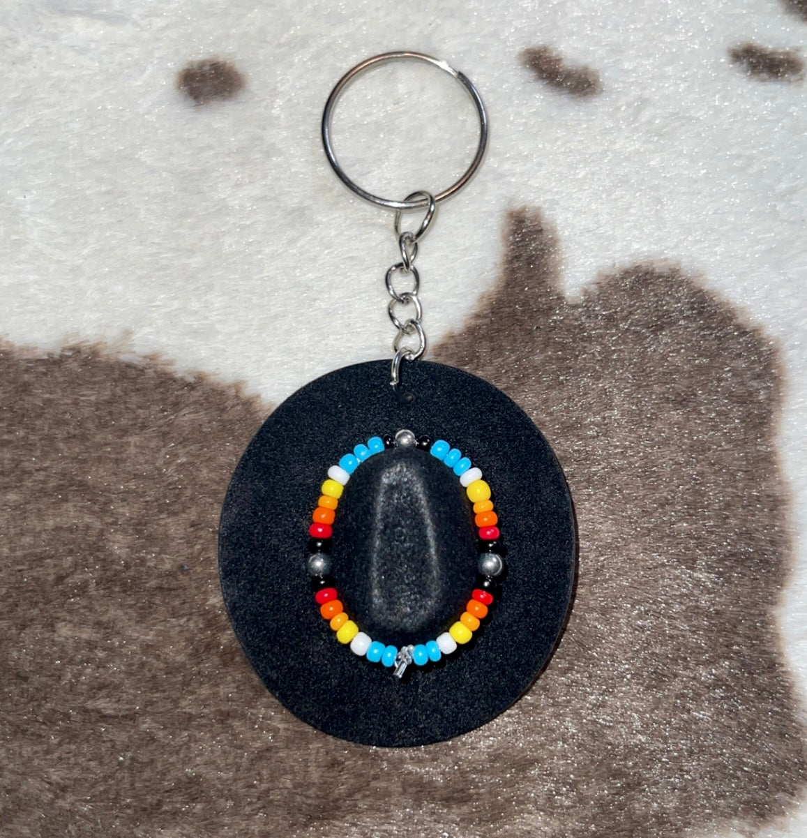 Felt Cowboy Hat Key Chains
