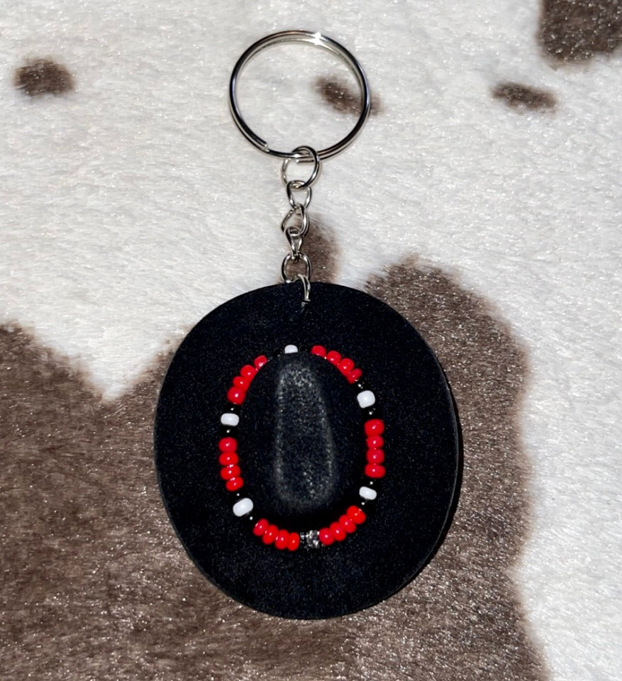 Felt Cowboy Hat Key Chains